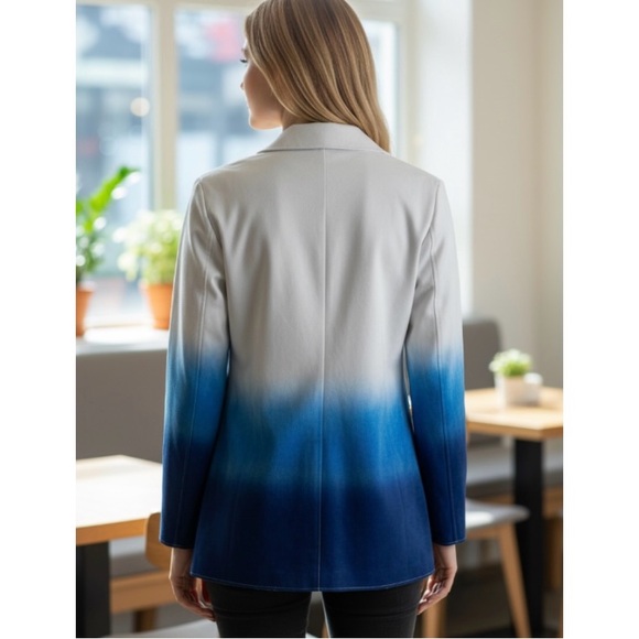 a’la carte Faux Suede Ombré Blazer Size Small - Picture 3 of 9